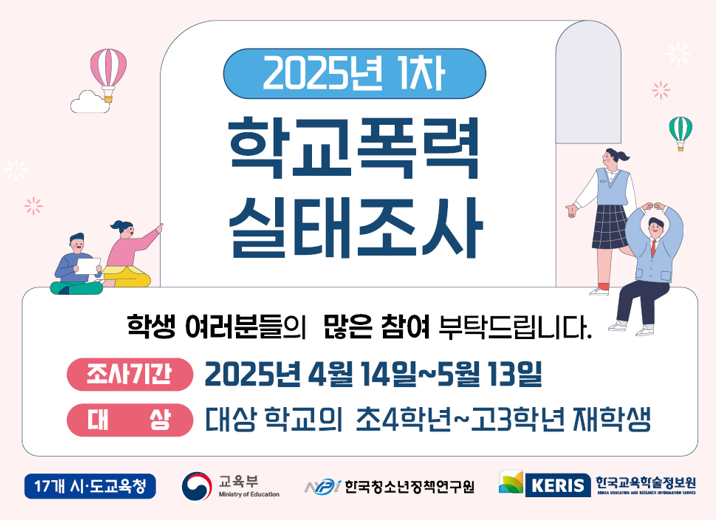 2025년 1차 학교폭력 실태조사